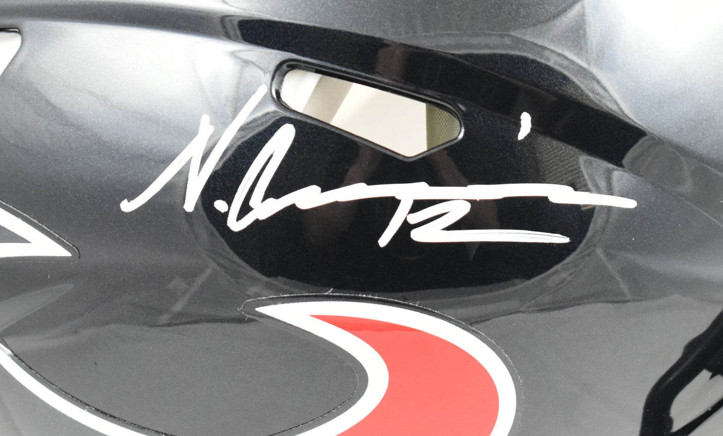 Nico Collins Signed Houston Texans F/S Speed Authentic Helmet - Beckett W Holo