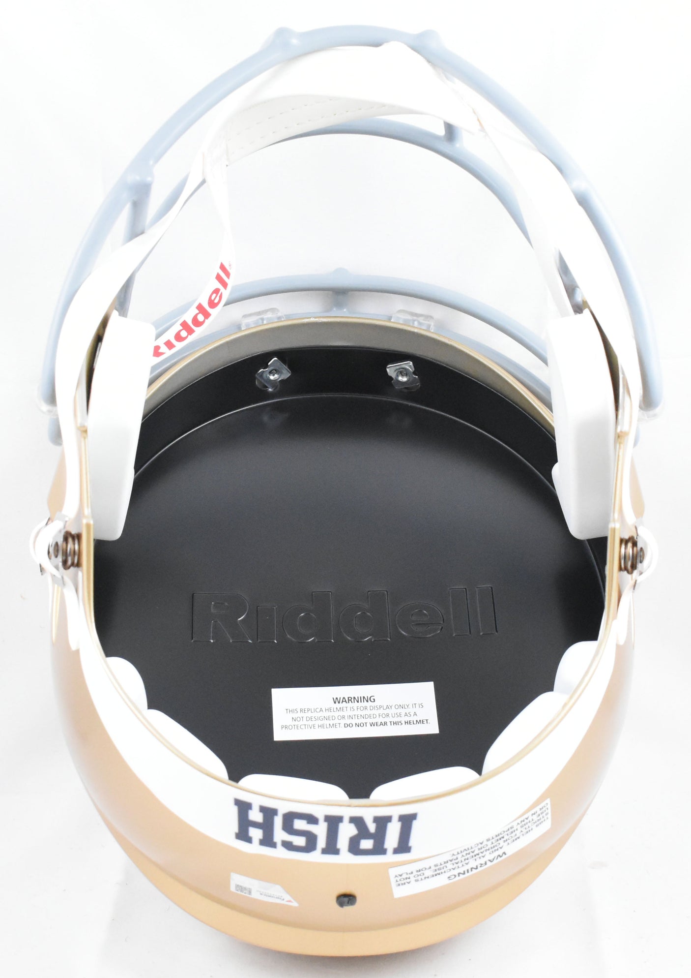 Tim Brown Autographed Notre Dame F/S Speed Helmet - Fanatics *Black