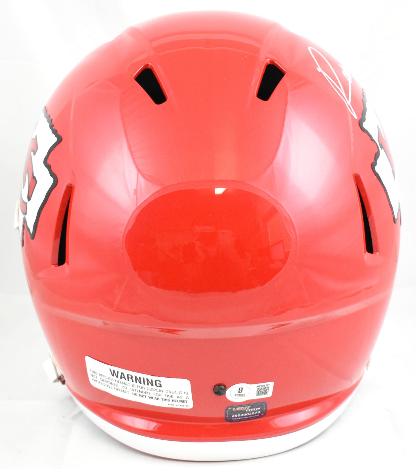 Rashee Rice Autographed Kansas City Chiefs F/S Speed Helmet - Beckett W Hologram