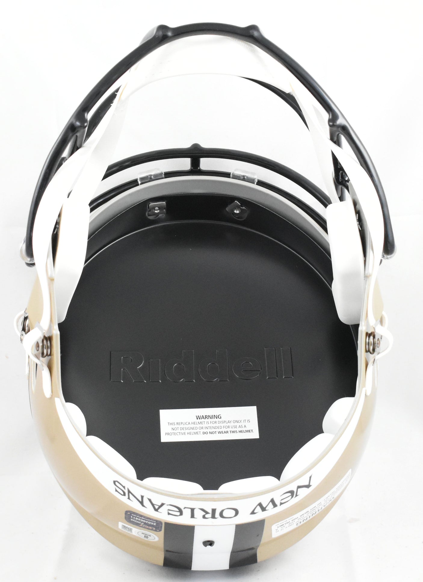 Cam Jordan Autographed New Orleans Saints F/S Speed Helmet - Beckett W Hologram