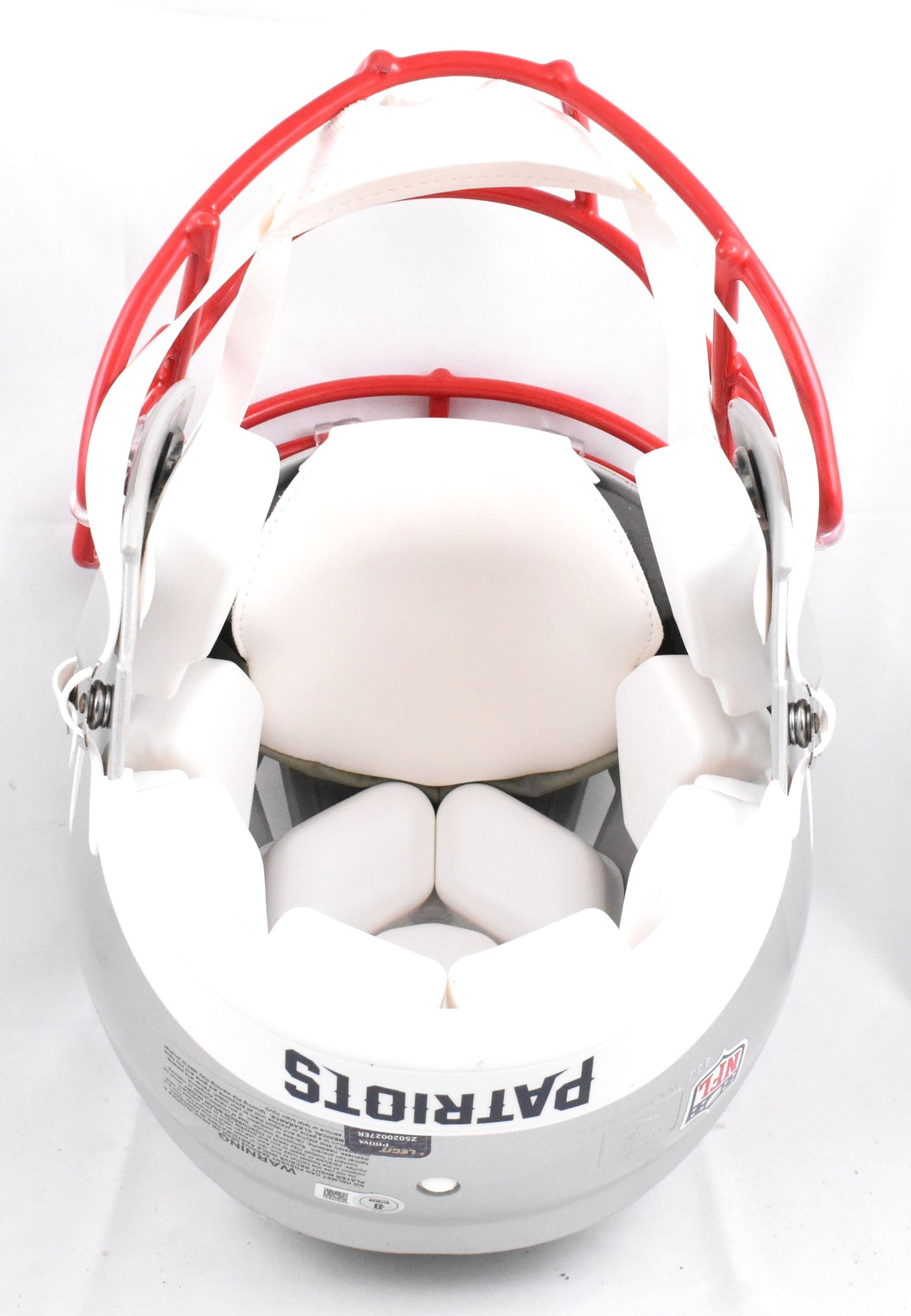 Tedy Bruschi Autographed Patriots F/S Speed Authentic Helmet - Beckett W Holo