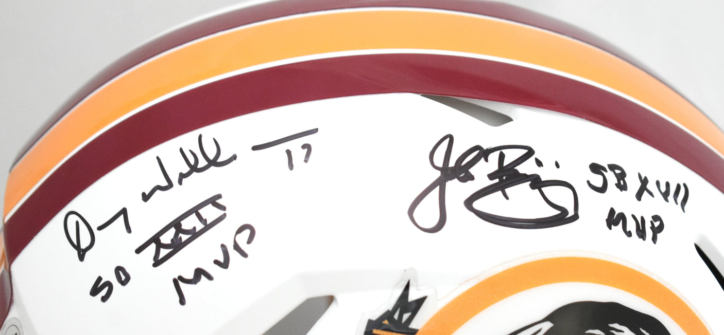 Doug Williams John Riggins Mark Rypien Signed F/S F/W Speed Authentic Helmet