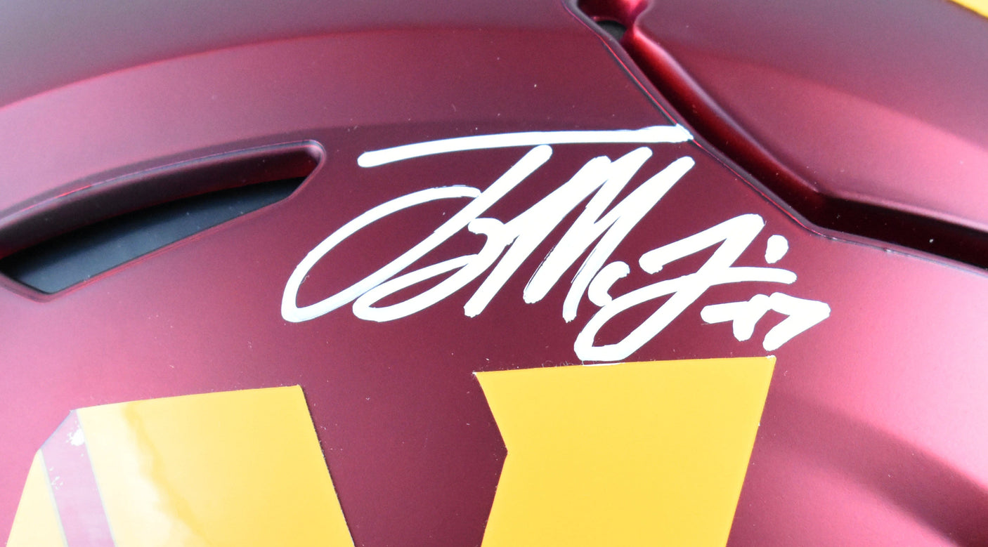 Terry McLaurin Autographed Commanders F/S Speed Flex Helmet - Beckett W Hologram