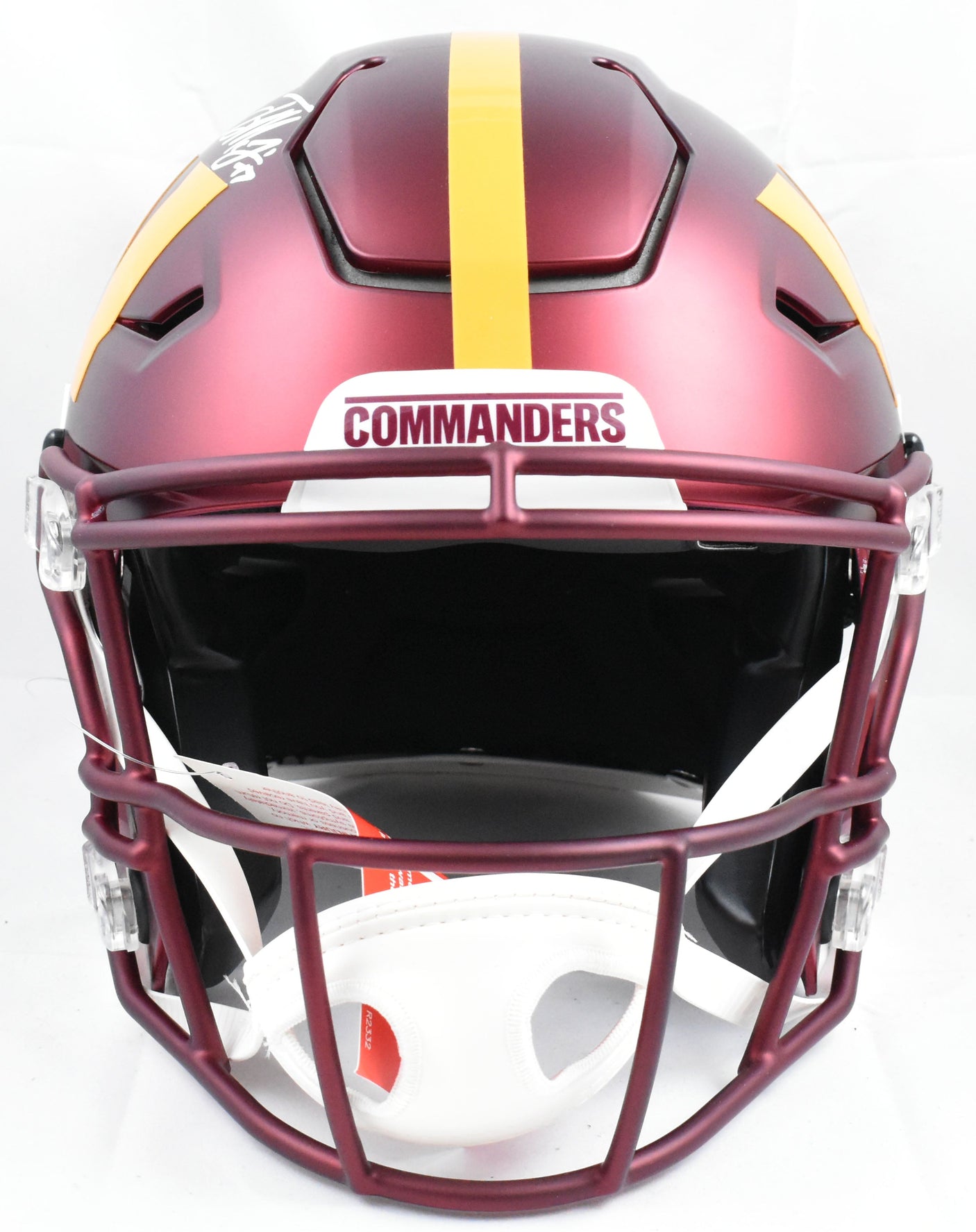 Terry McLaurin Autographed Commanders F/S Speed Flex Helmet - Beckett W Hologram