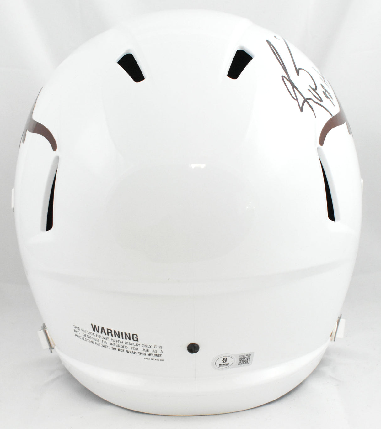 Ricky Williams Signed Longhorns F/S Speed Helmet w/Heisman- Beckett W Hologram