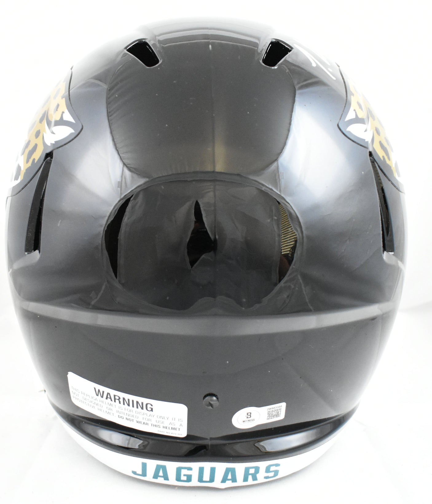 Travis Hunter Autographed Jacksonville Jaguars F/S Speed Helmet - Beckett W Holo