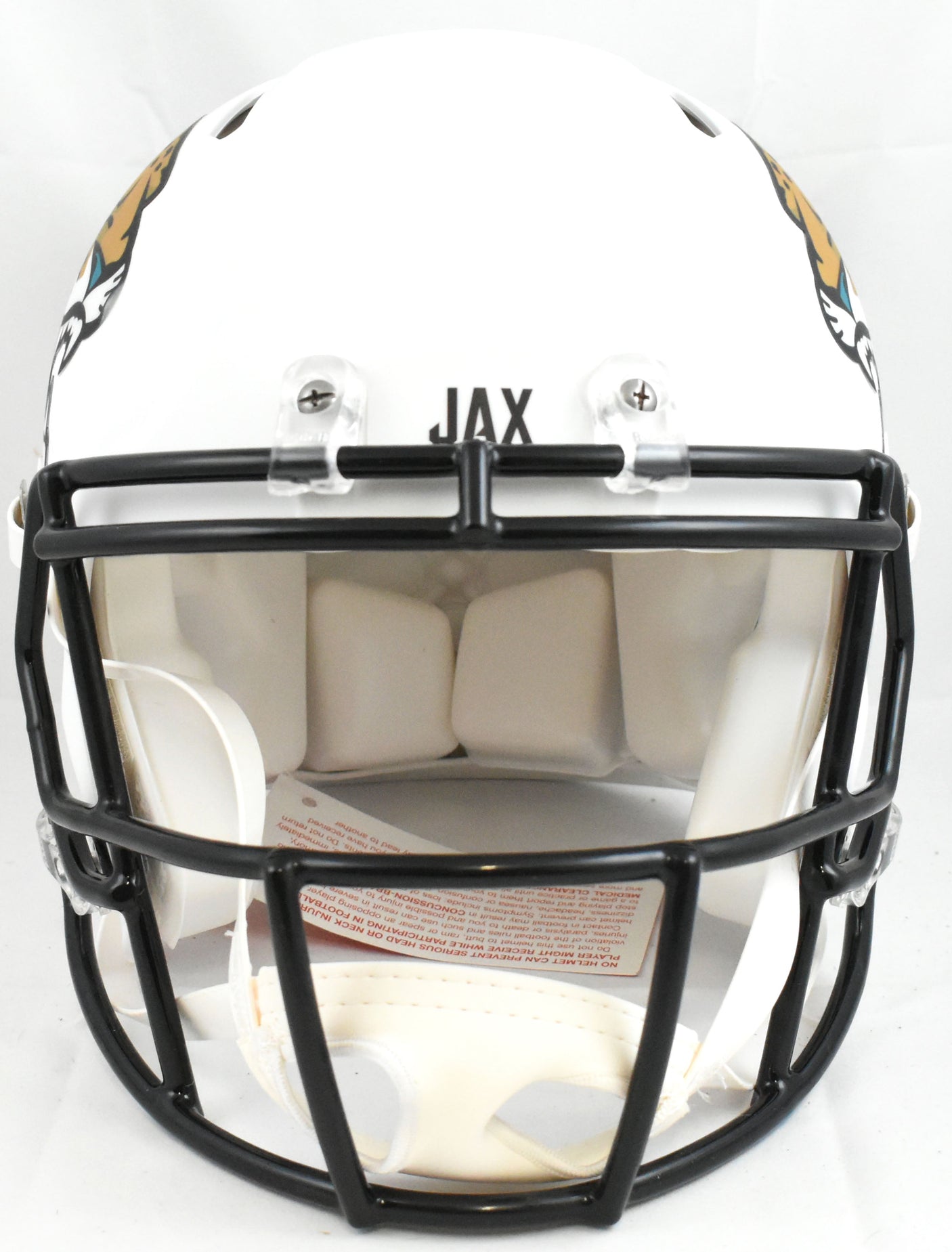 Travis Hunter Autographed Jaguars F/S 2024 Speed Authentic Helmet-Beckett W Holo