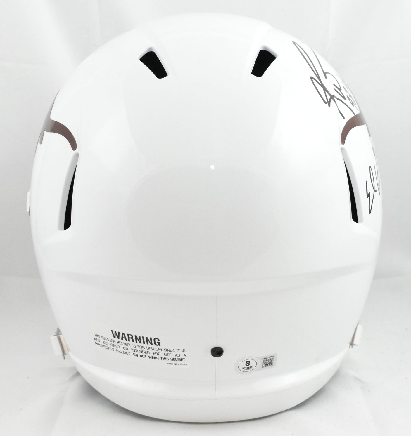 Earl Campbell Ricky Williams Signed Longhorns F/S Speed Helmet - Beckett W Holo