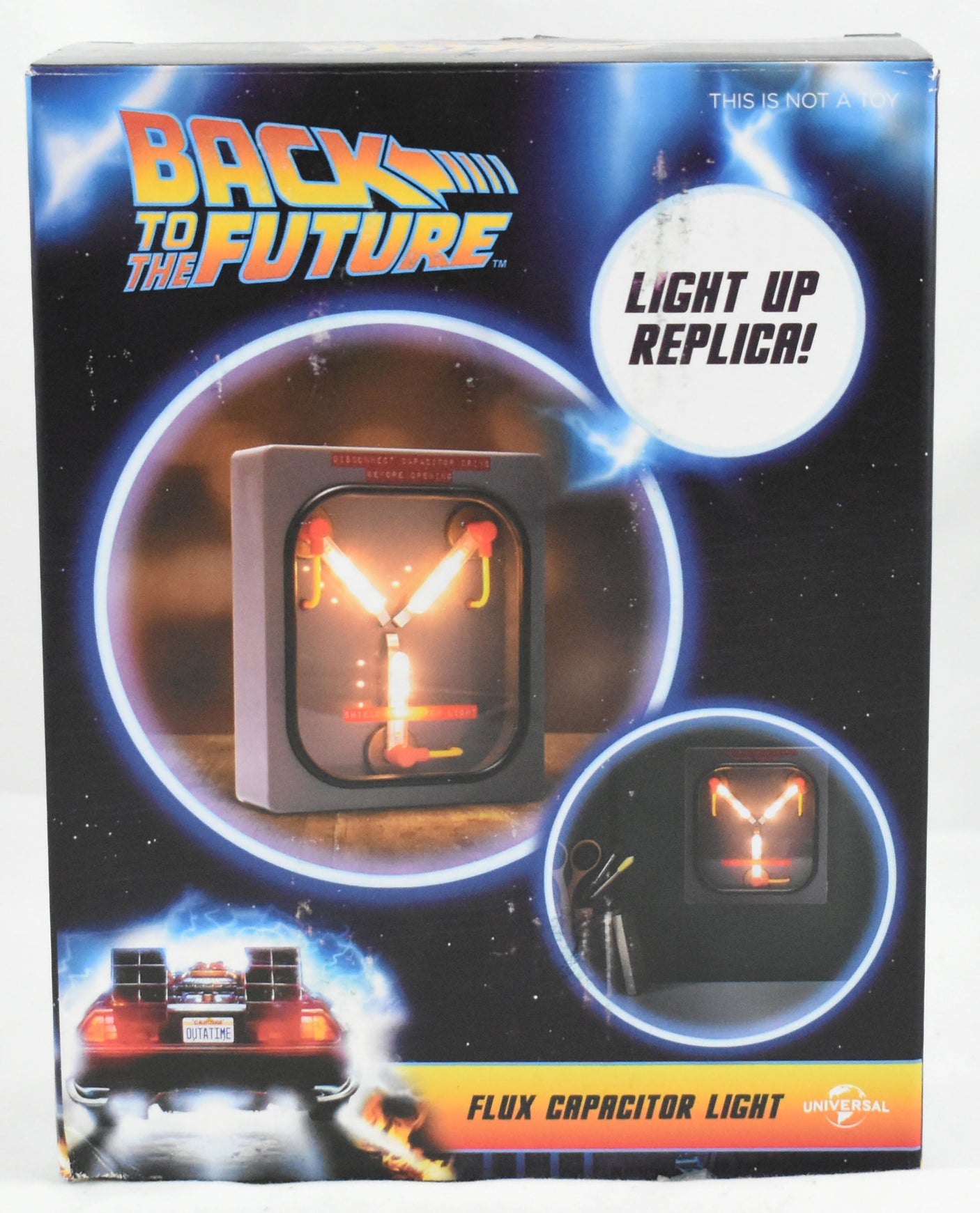 Christopher Lloyd Signed Back to the Future Flux Capacitor Light- Beckett W Holo