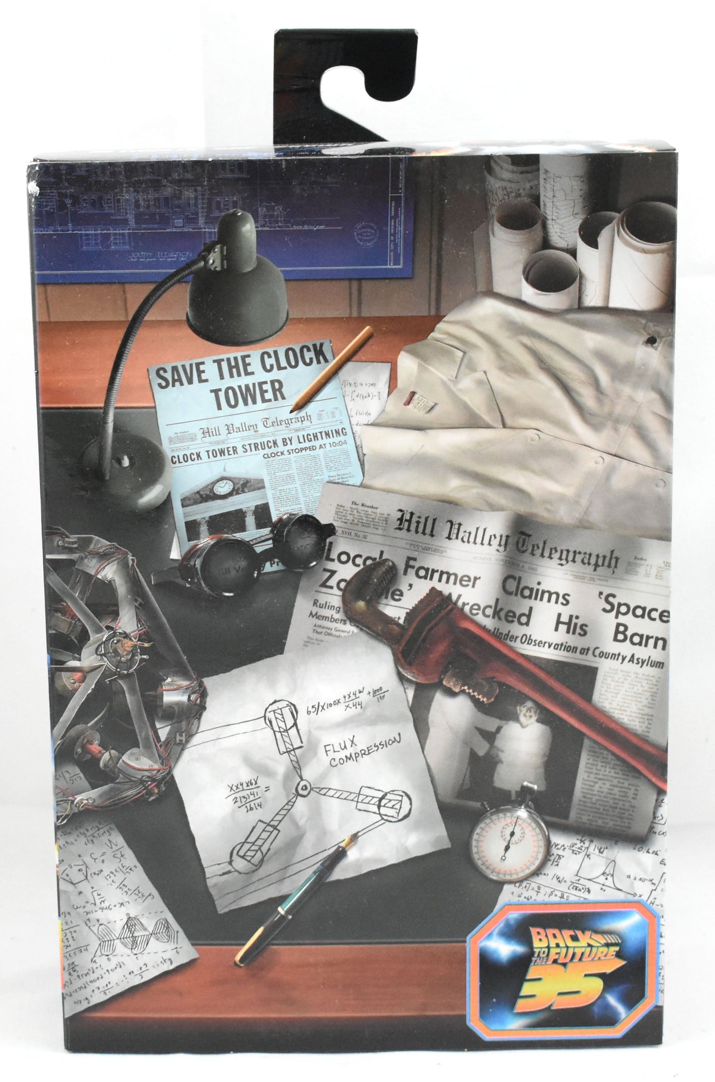 Christopher Lloyd Signed Back to the Future 7" Action Figure- Beckett W Hologram