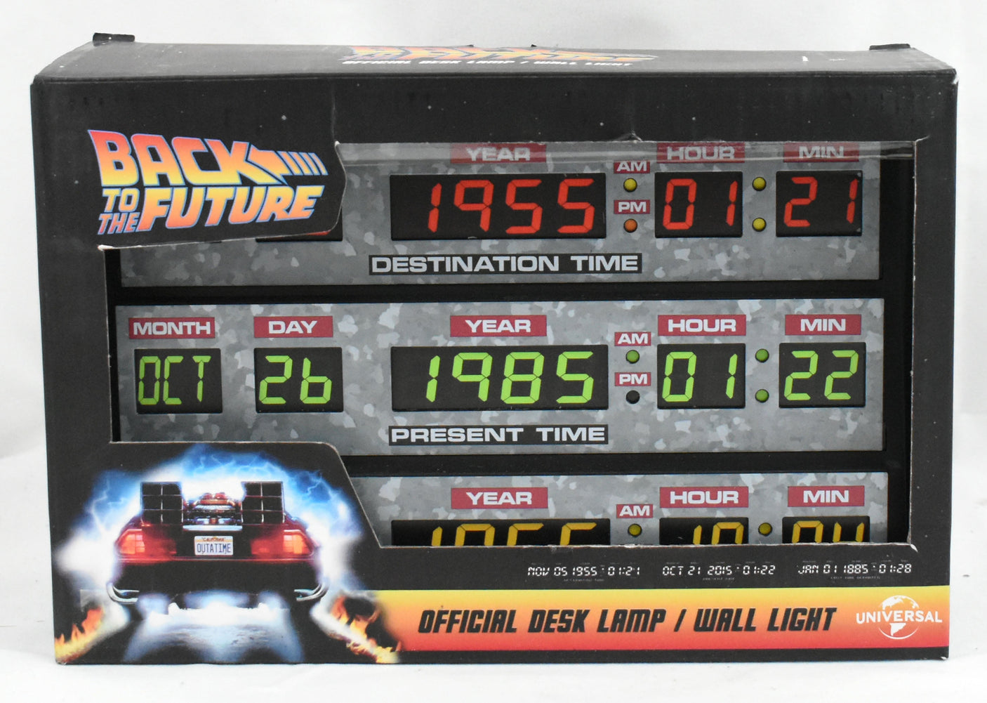 Christopher Lloyd Signed Back to the Future Dashboard Desk Lamp - Beckett W Holo