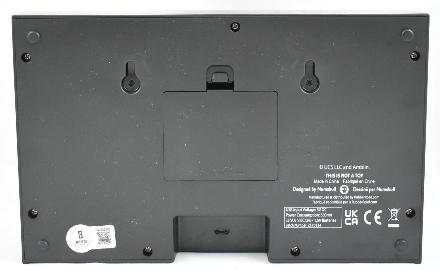 Christopher Lloyd Signed Back to the Future Dashboard Desk Lamp - Beckett W Holo