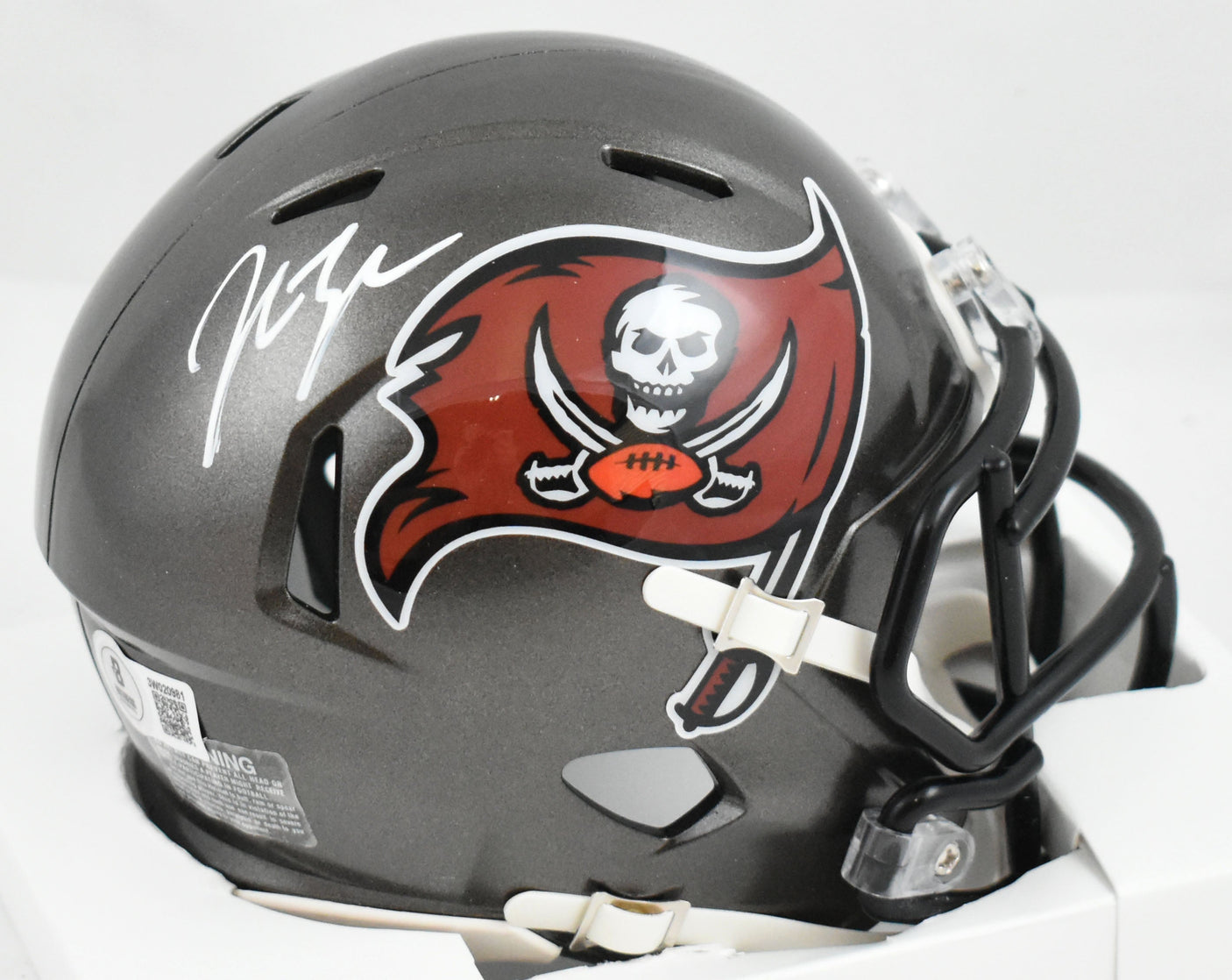 John Lynch Autographed Buccaneers 97-13 Speed Mini Helmet - Beckett W Hologram
