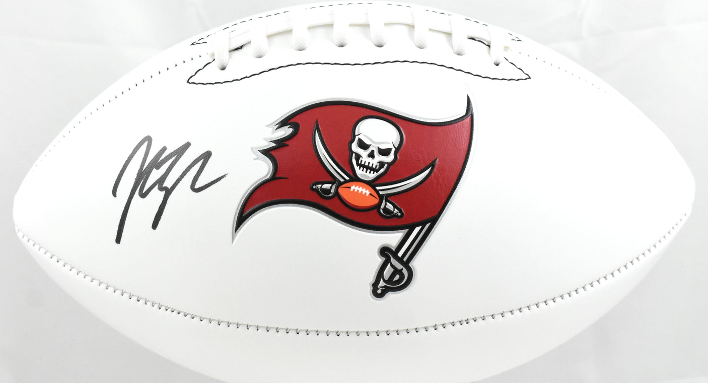 John Lynch Autographed Tampa Bay Buccaneers Logo Football - Beckett W Hologram