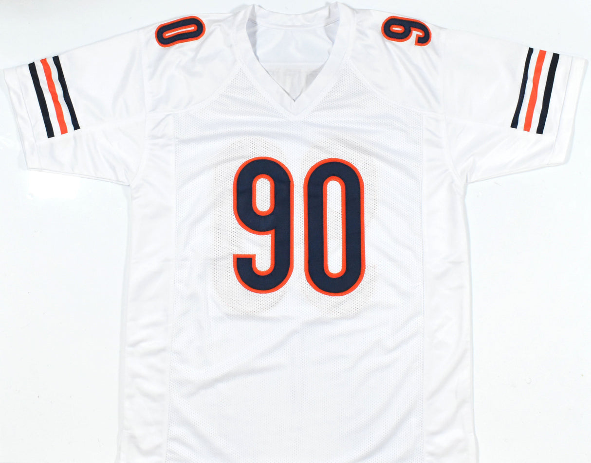 Julius Peppers Autographed White Pro Style Jersey - Beckett W Hologram *Silver