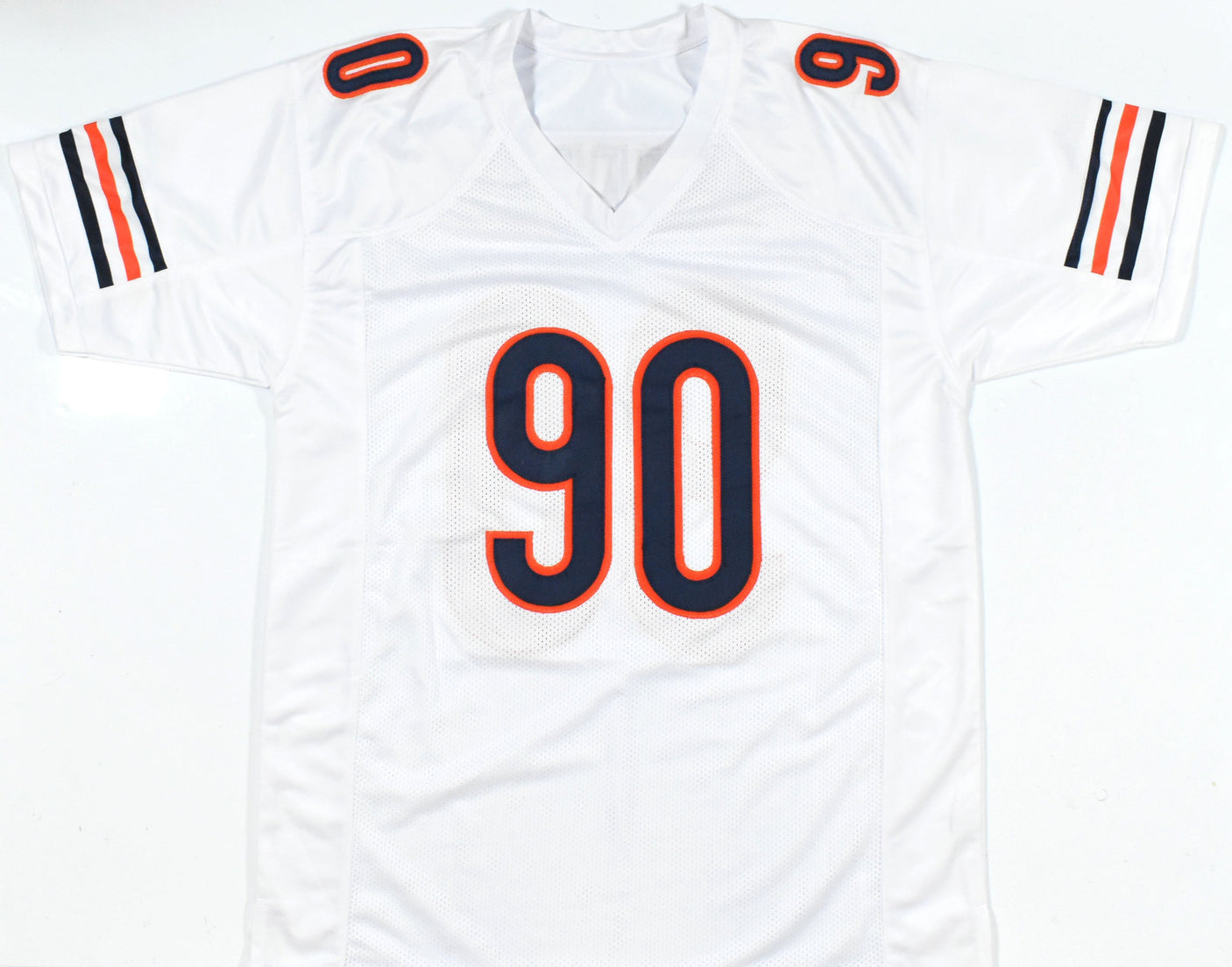 Julius Peppers Autographed White Pro Style Jersey - Beckett W Hologram *Silver