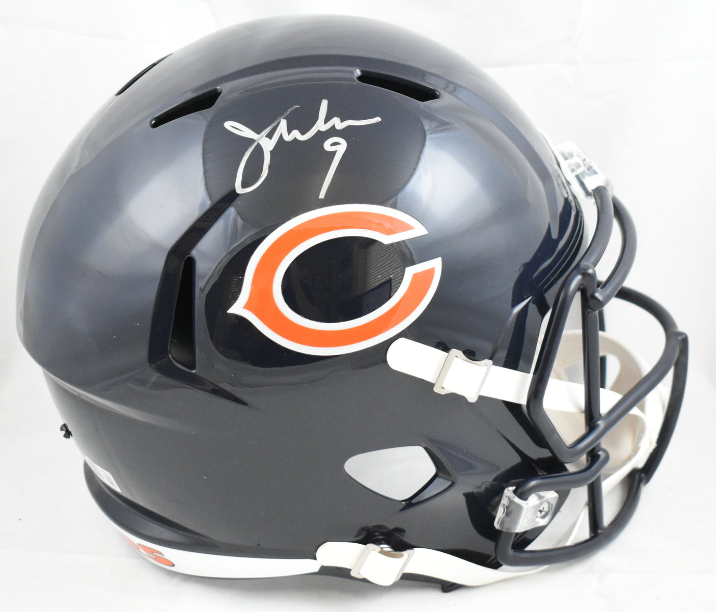 Jim McMahon Autographed Chicago Bears F/S Helmet - Beckett W Hologram *Silver