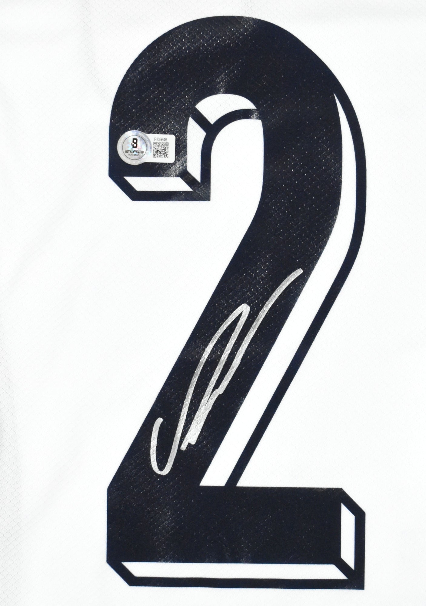 Cole Palmer Autographed England Home Soccer Jersey #24 - Beckett Hologram *M