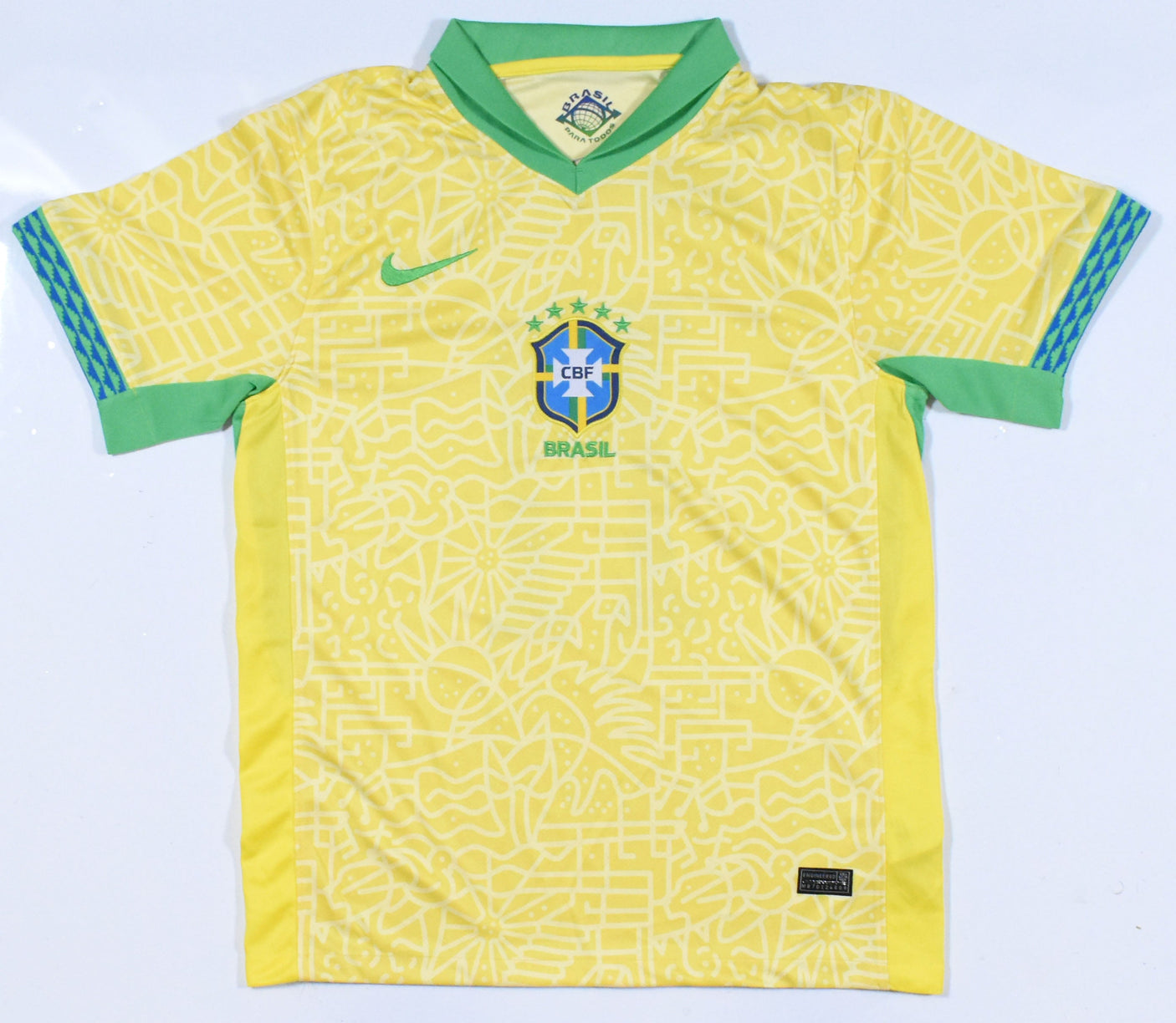 Gabriel Martinelli Autographed Brazil Home Soccer Jersey #11-Beckett Hologram *M