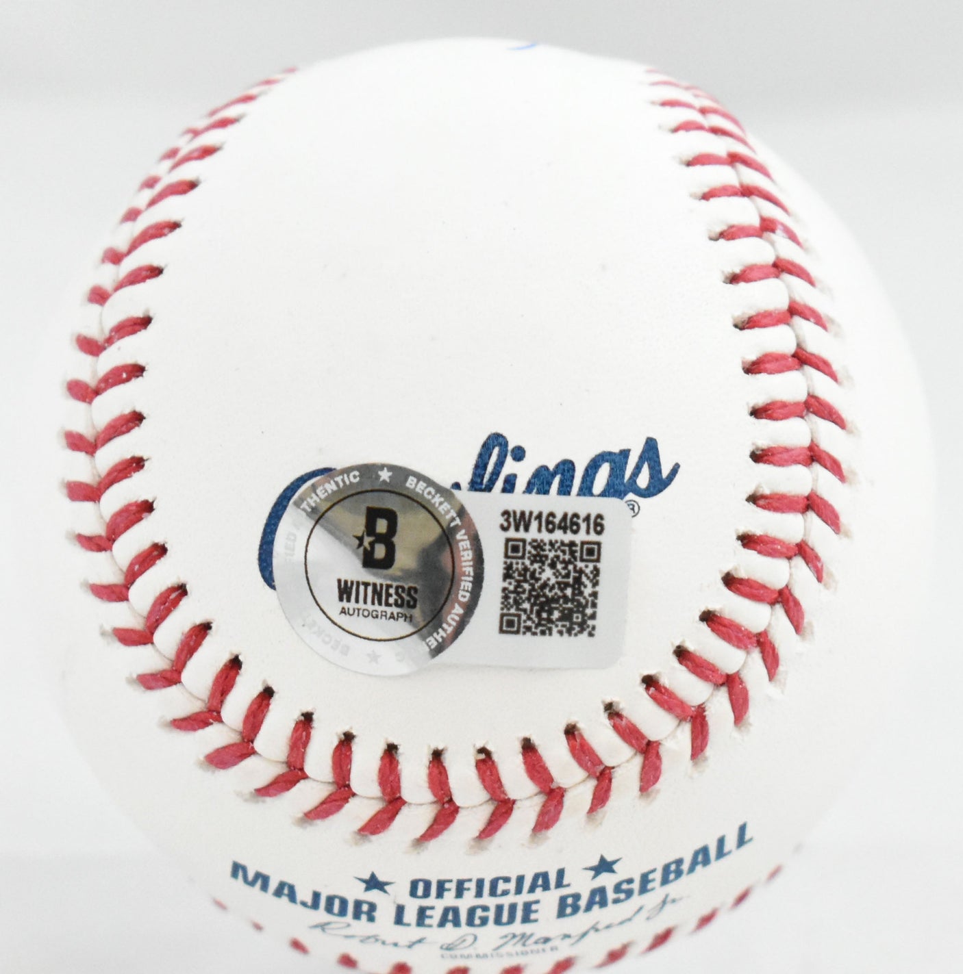 Billy Wagner Autographed Rawlings OML Baseball w/The Kid - Beckett W Holo *Blue