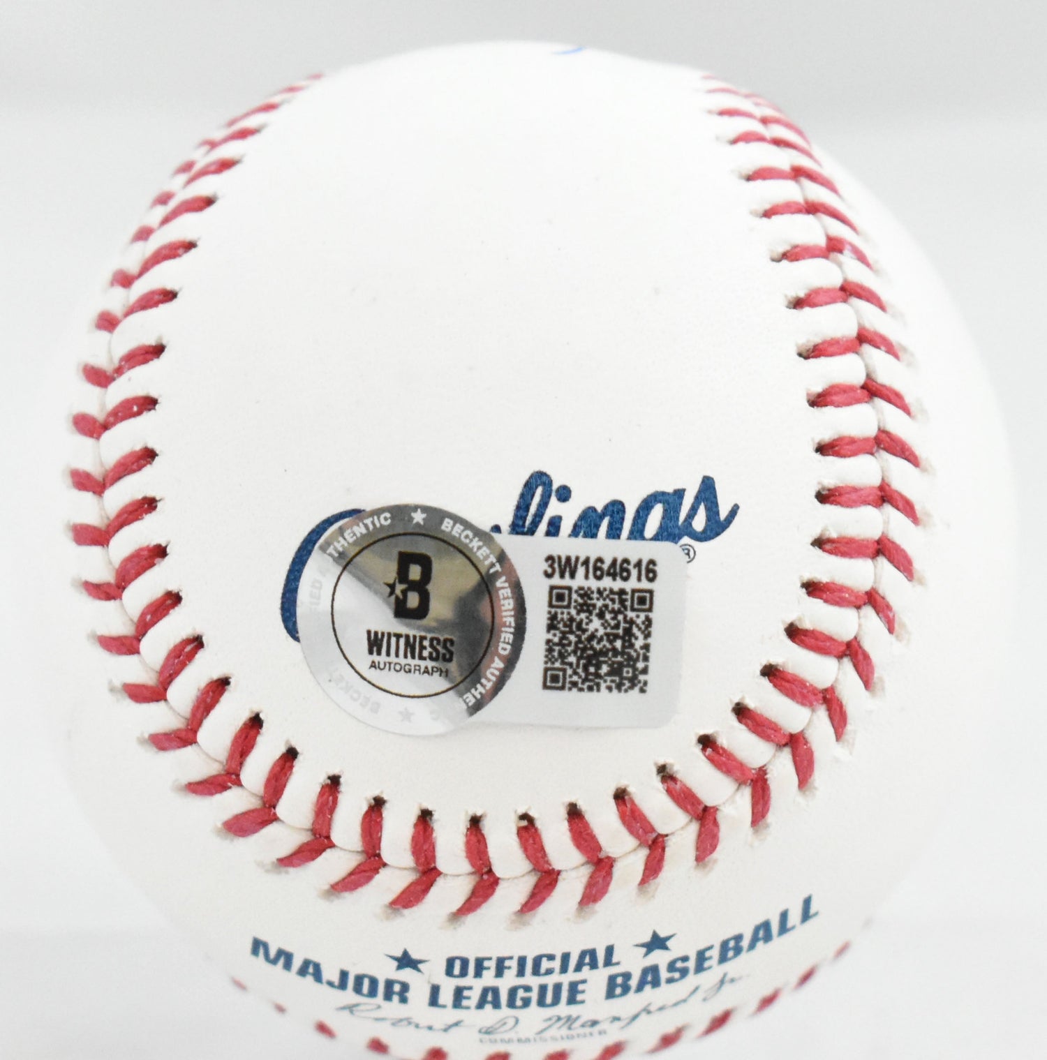 Billy Wagner Autographed Rawlings OML Baseball w/The Kid - Beckett W Holo *Blue