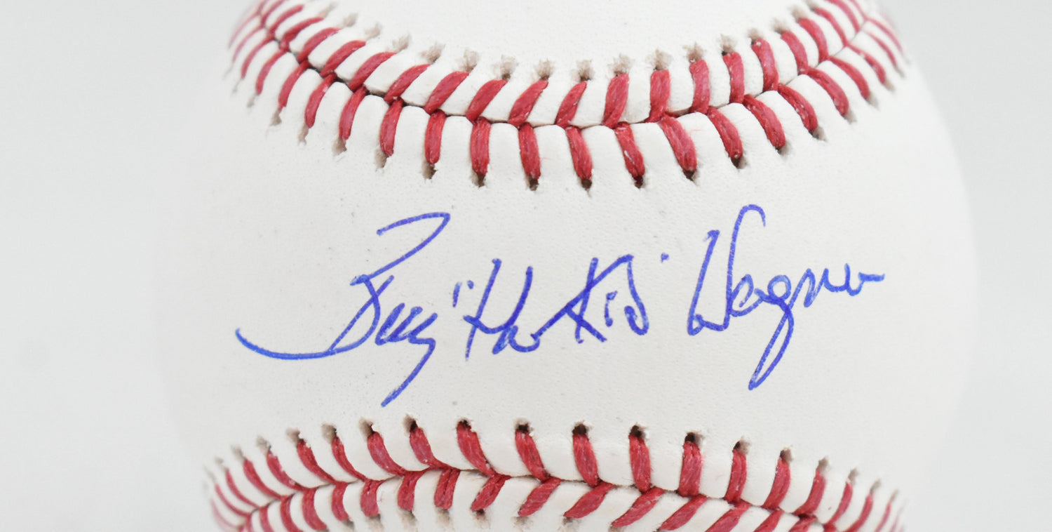 Billy Wagner Autographed Rawlings OML Baseball w/The Kid - Beckett W Holo *Blue