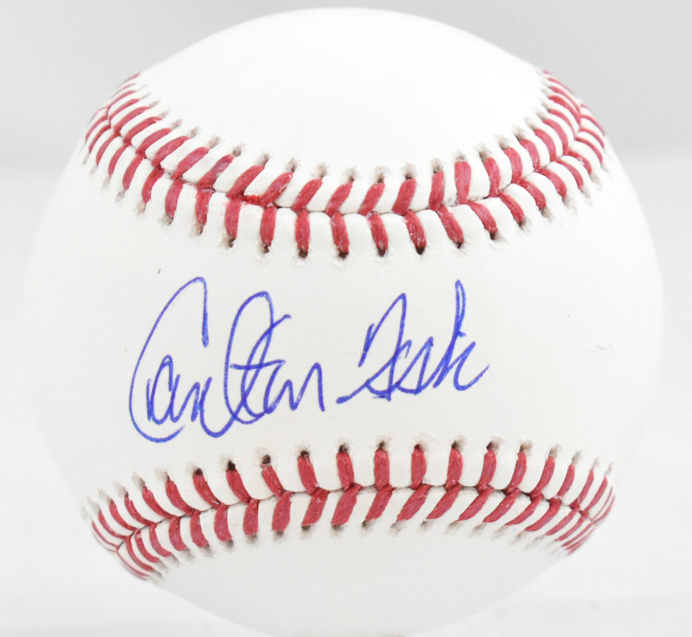 Carlton Fisk Autographed Rawlings OML Baseball - Fanatics *Blue