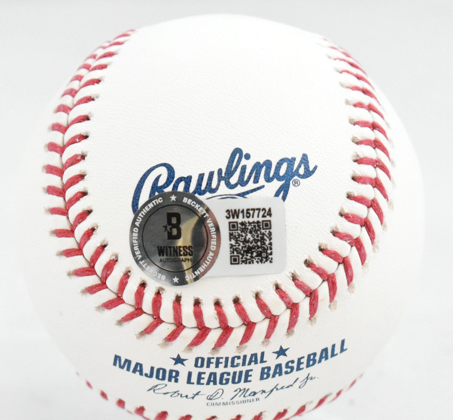 Fred McGriff Autographed Rawlings OML Baseball - Beckett W Hologram *Blue