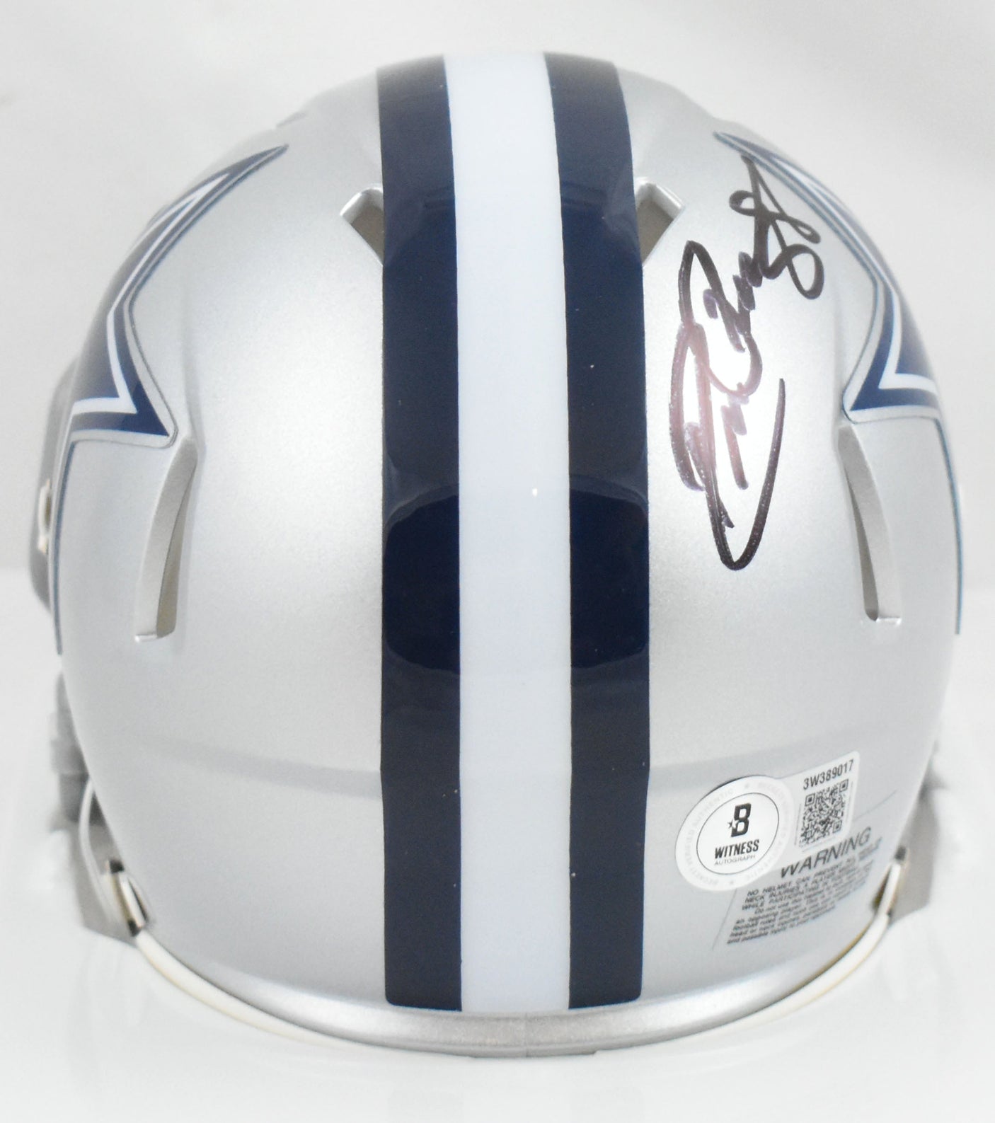 Drew Pearson Autographed Dallas Cowboys Speed Mini Helmet - Beckett W Hologram