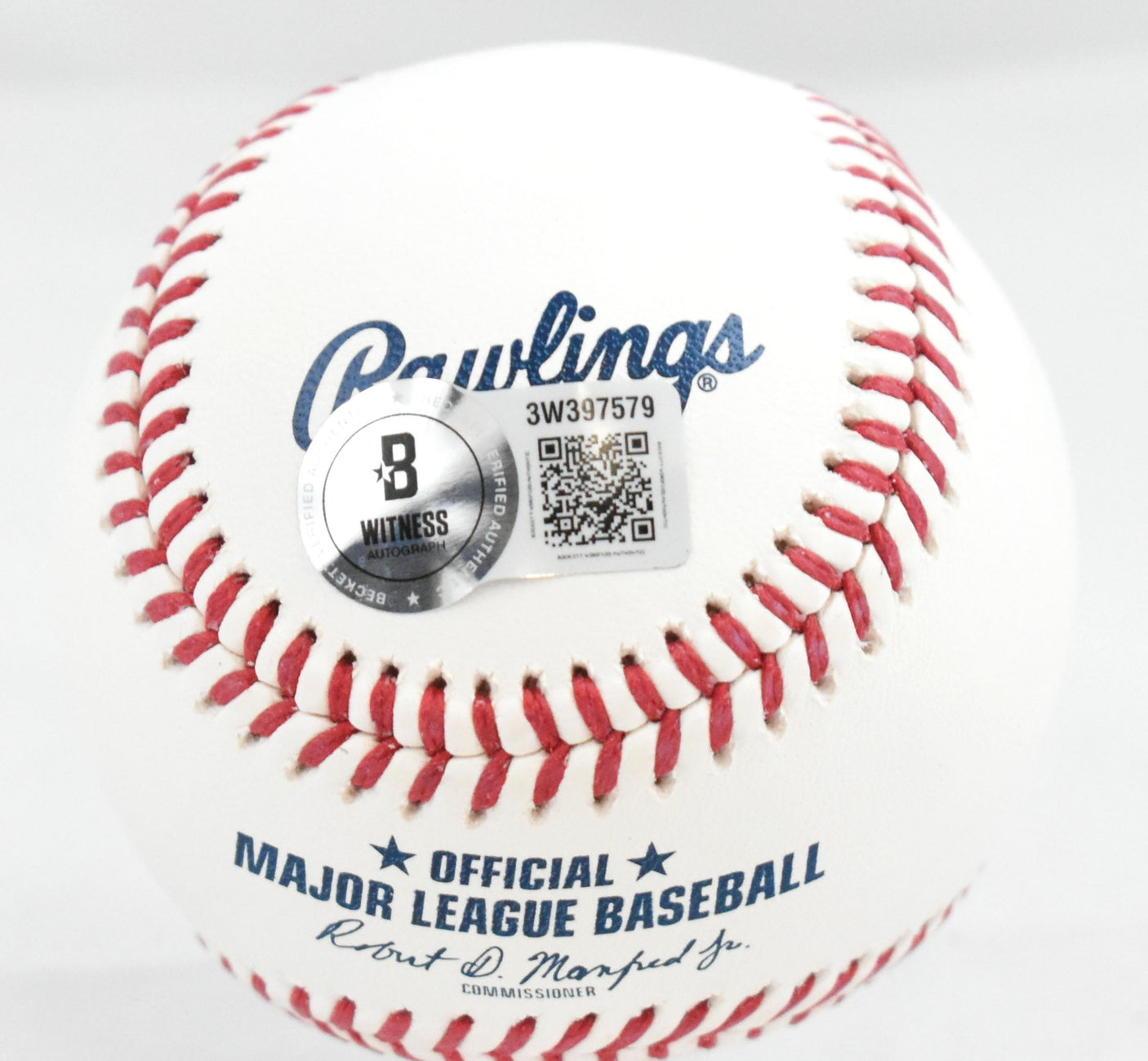 Shawon Dunston Autographed Rawlings OML Baseball - Beckett W Hologram *Blue