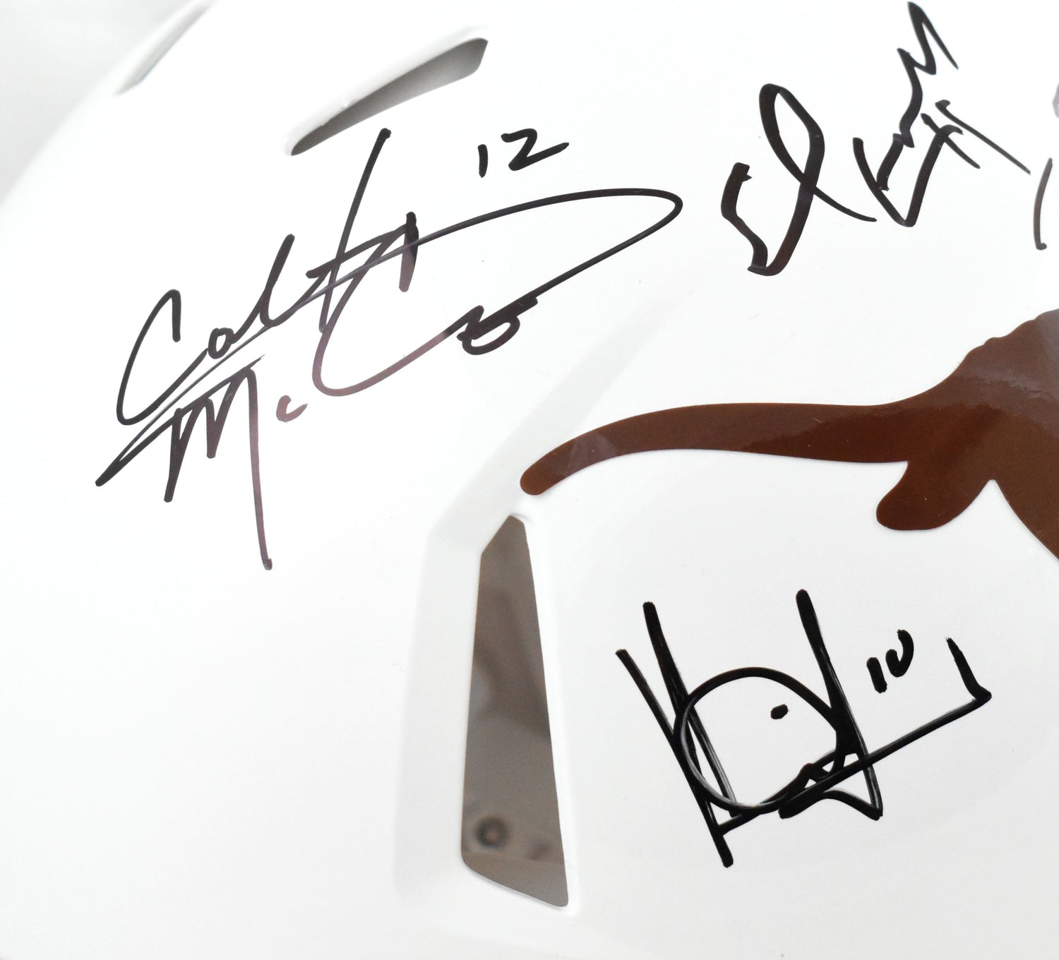 Texas Longhorns Quad Legends F/S Speed Authentic Helmet - Beckett W Hologram