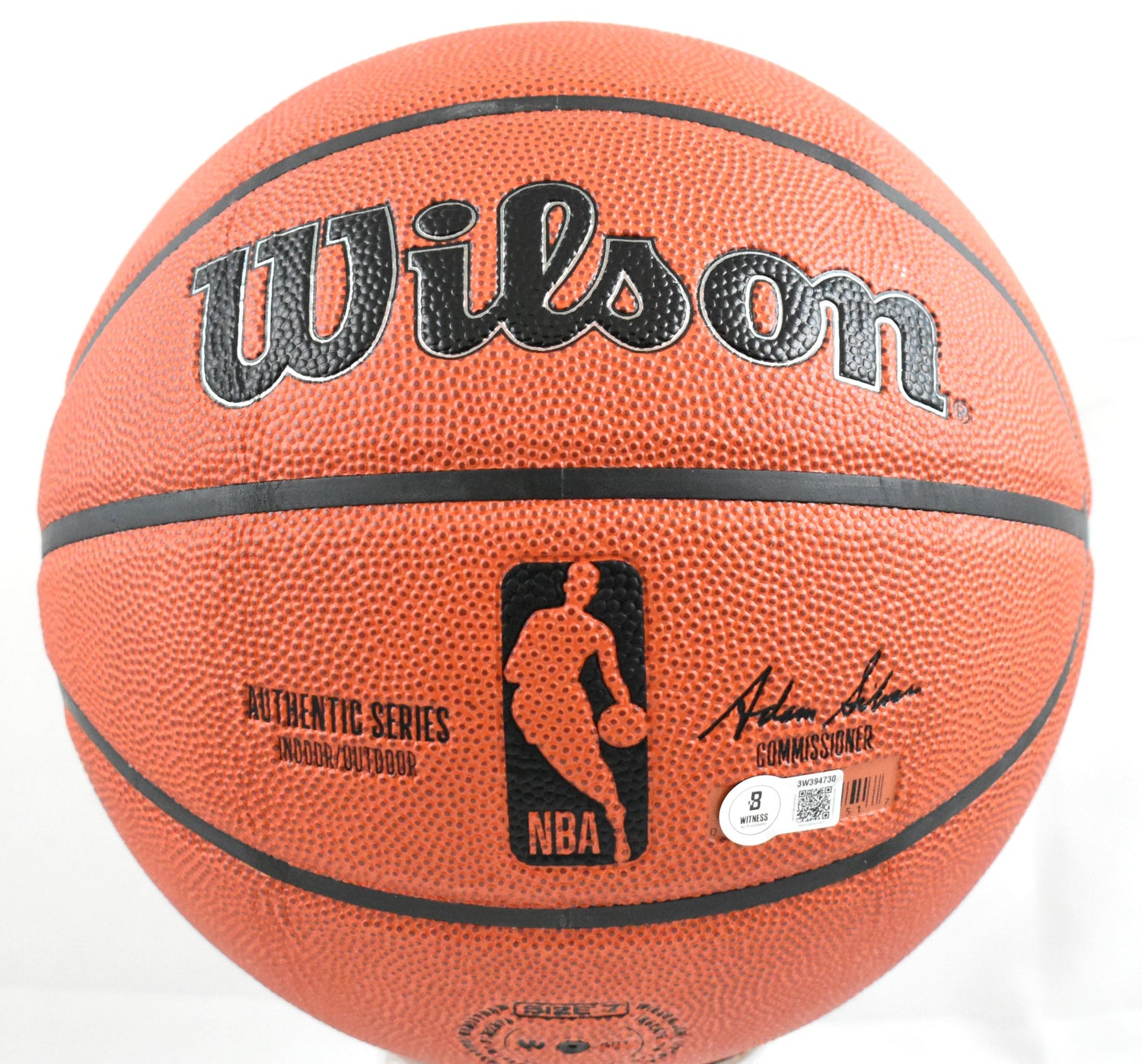 Tyler Herro Autographed Authentic Series NBA Wilson Basketball - Beckett W Holo