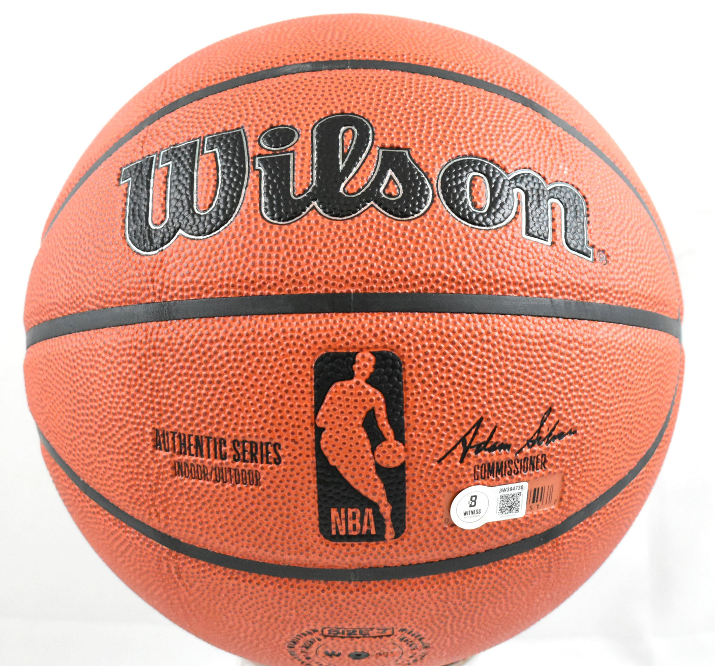 Tyler Herro Autographed Authentic Series NBA Wilson Basketball - Beckett W Holo