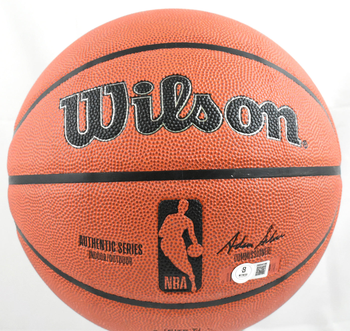 Patrick Ewing Autographed Authentic Series NBA Wilson Basketball-Beckett W Holo