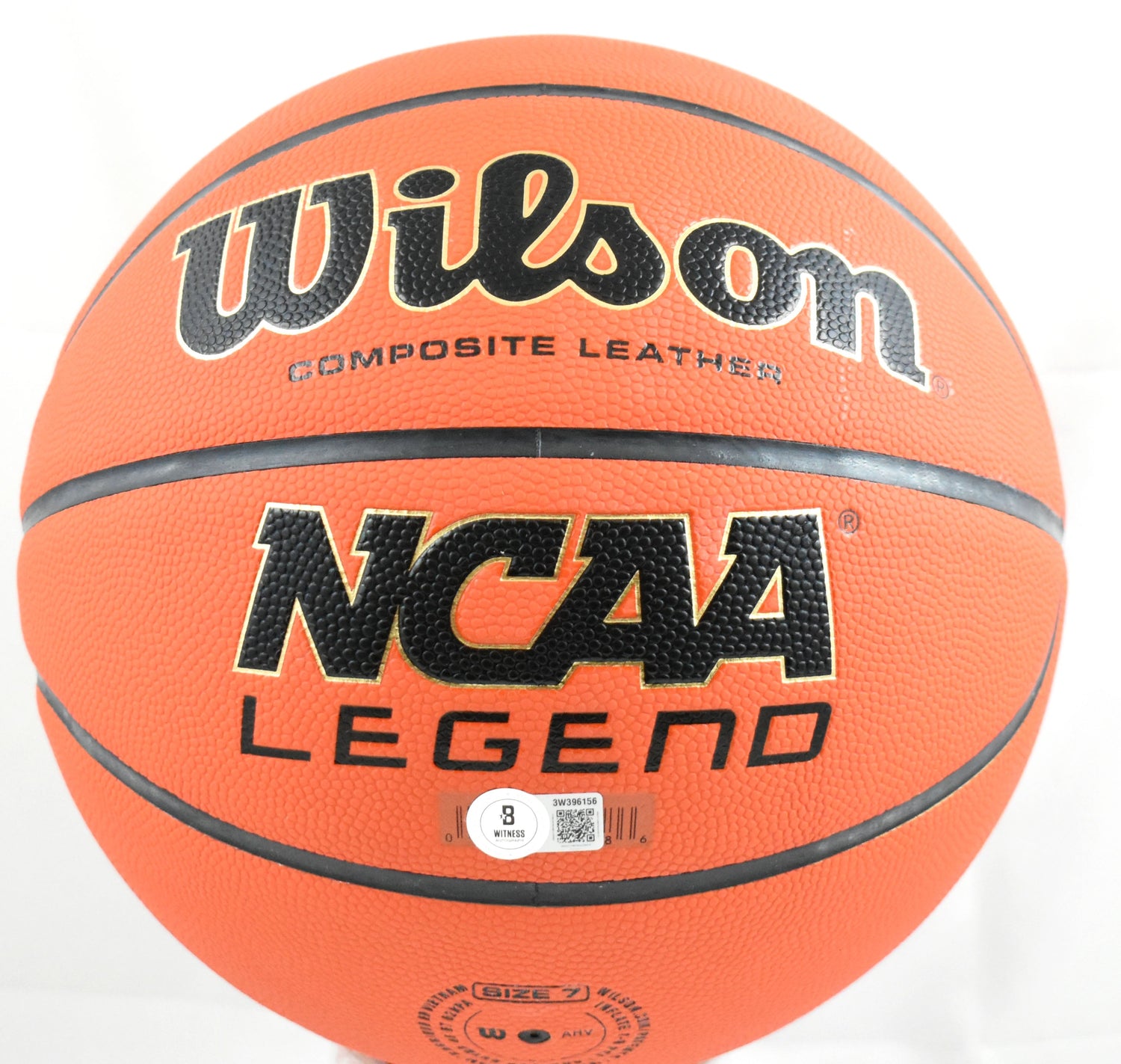 Jim Boeheim Autographed NCAA Wilson Basketball 3 Stats - Beckett W Hologram