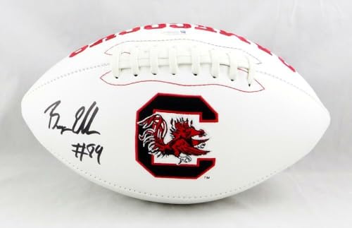 Bryan Edwards Autographed South Carolina Logo Football - JSA Witnessed COA