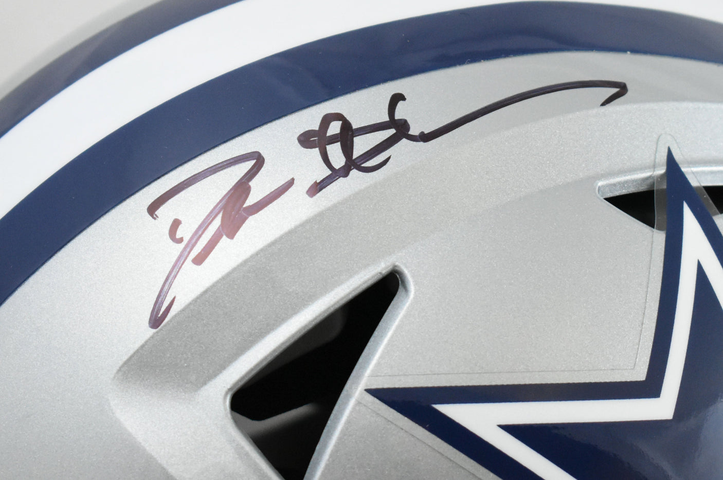 Deion Sanders Autographed Dallas Cowboys F/S Speed Flex Helmet - Beckett W Holo