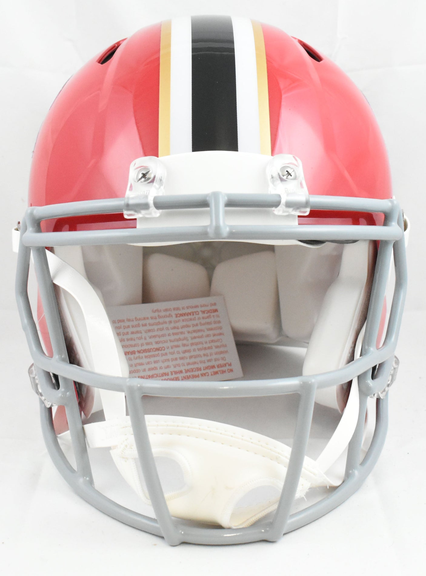 Deion Sanders Signed Falcons 66-69 F/S Speed Authentic Helmet - Beckett W Holo