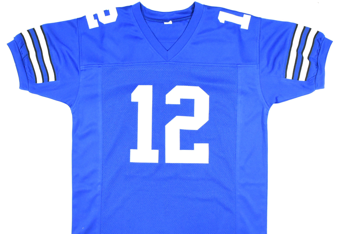 Roger Staubach Autographed Blue Pro Style Jersey - JSA W *Black