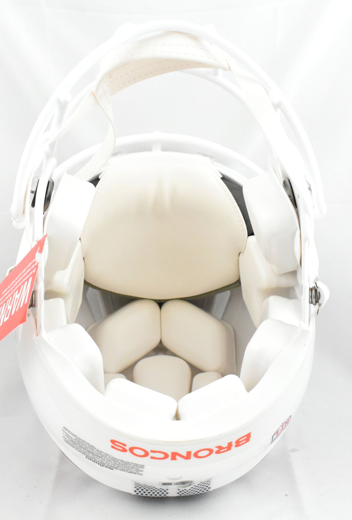 Troy Franklin Signed Broncos F/S Alt 24 Speed Authentic Helmet - Beckett W Holo