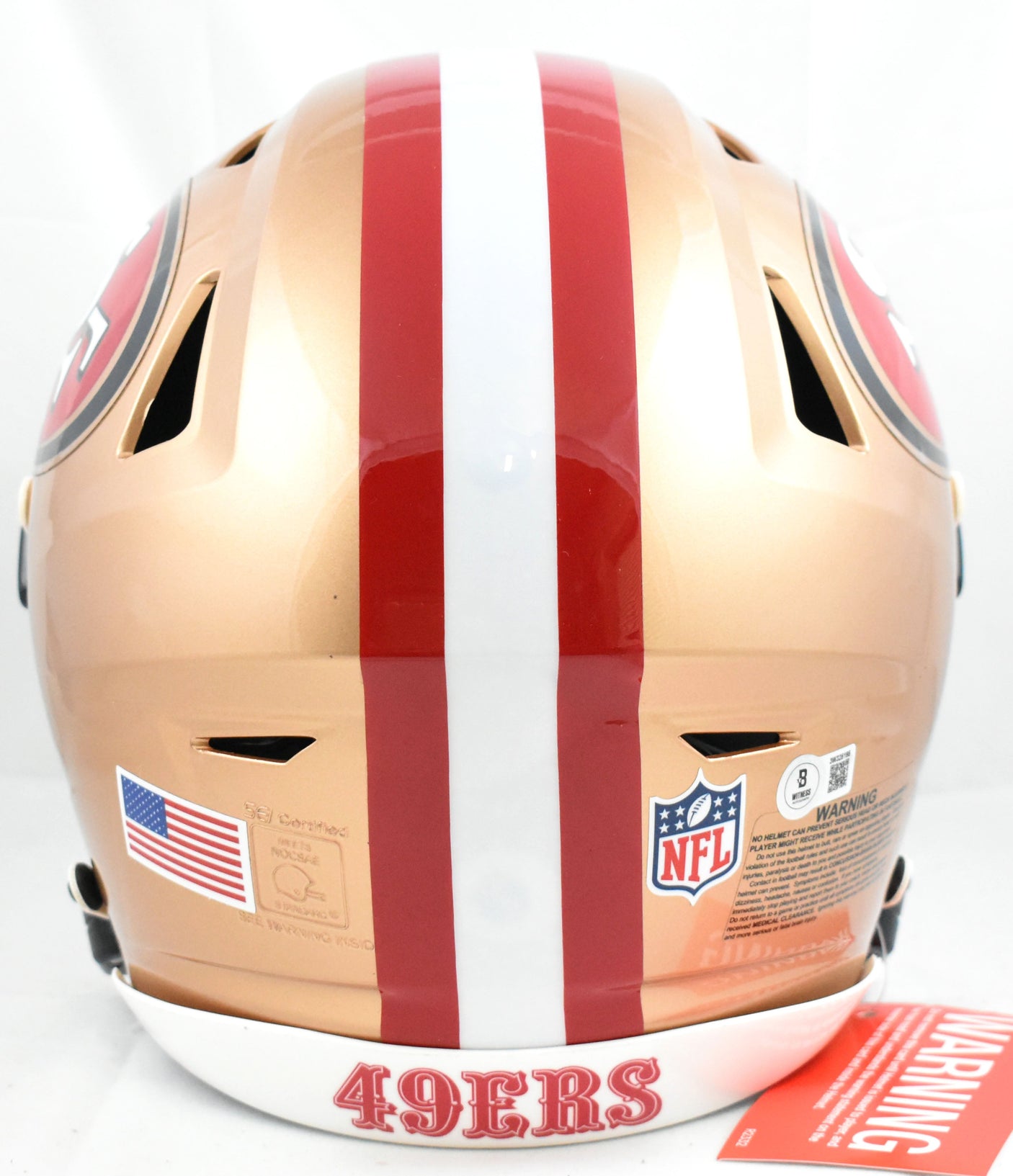 Mykel Williams Autographed 49ers F/S Speed Flex Helmet - Beckett W Hologram