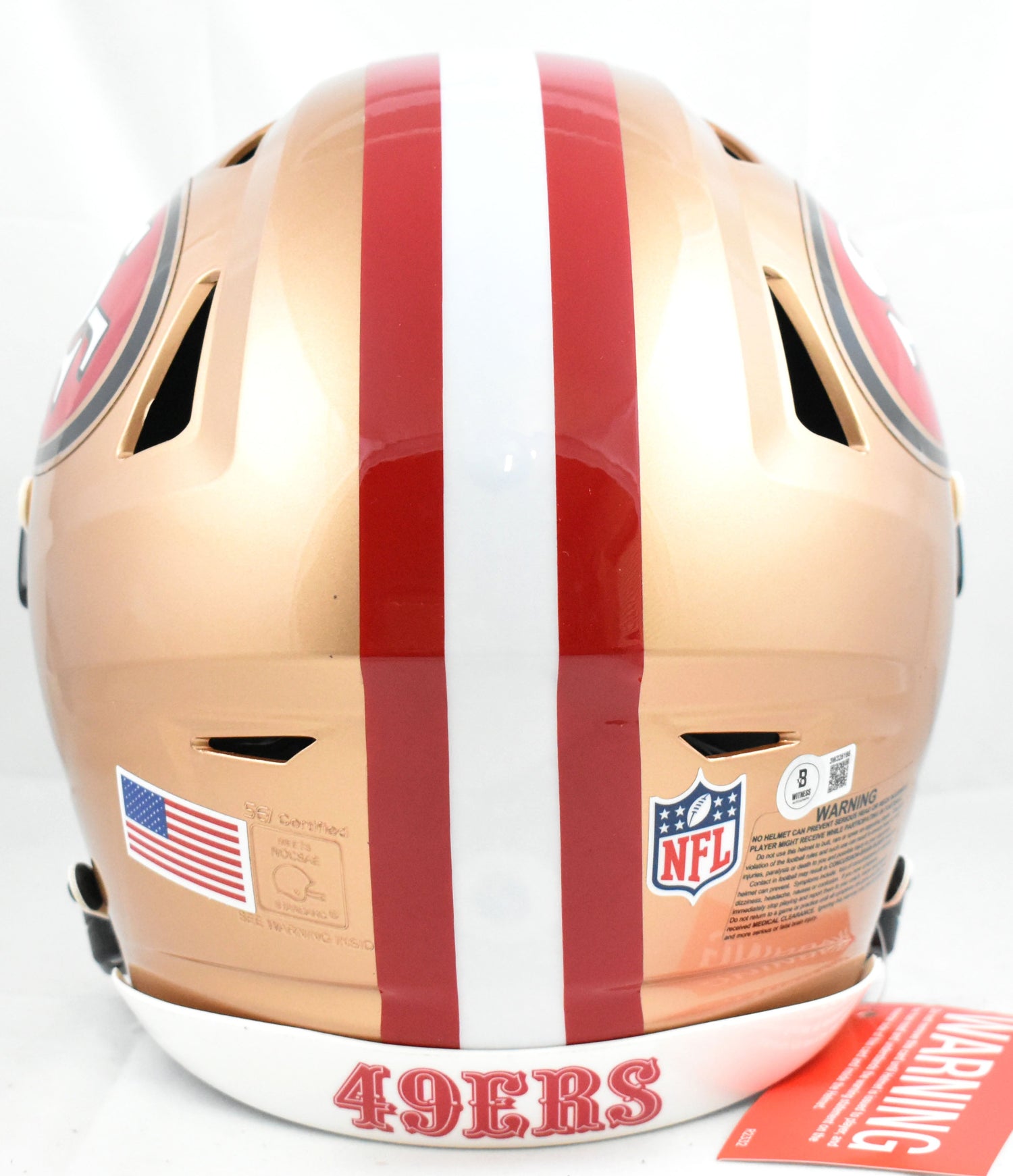 Mykel Williams Autographed 49ers F/S Speed Flex Helmet - Beckett W Hologram