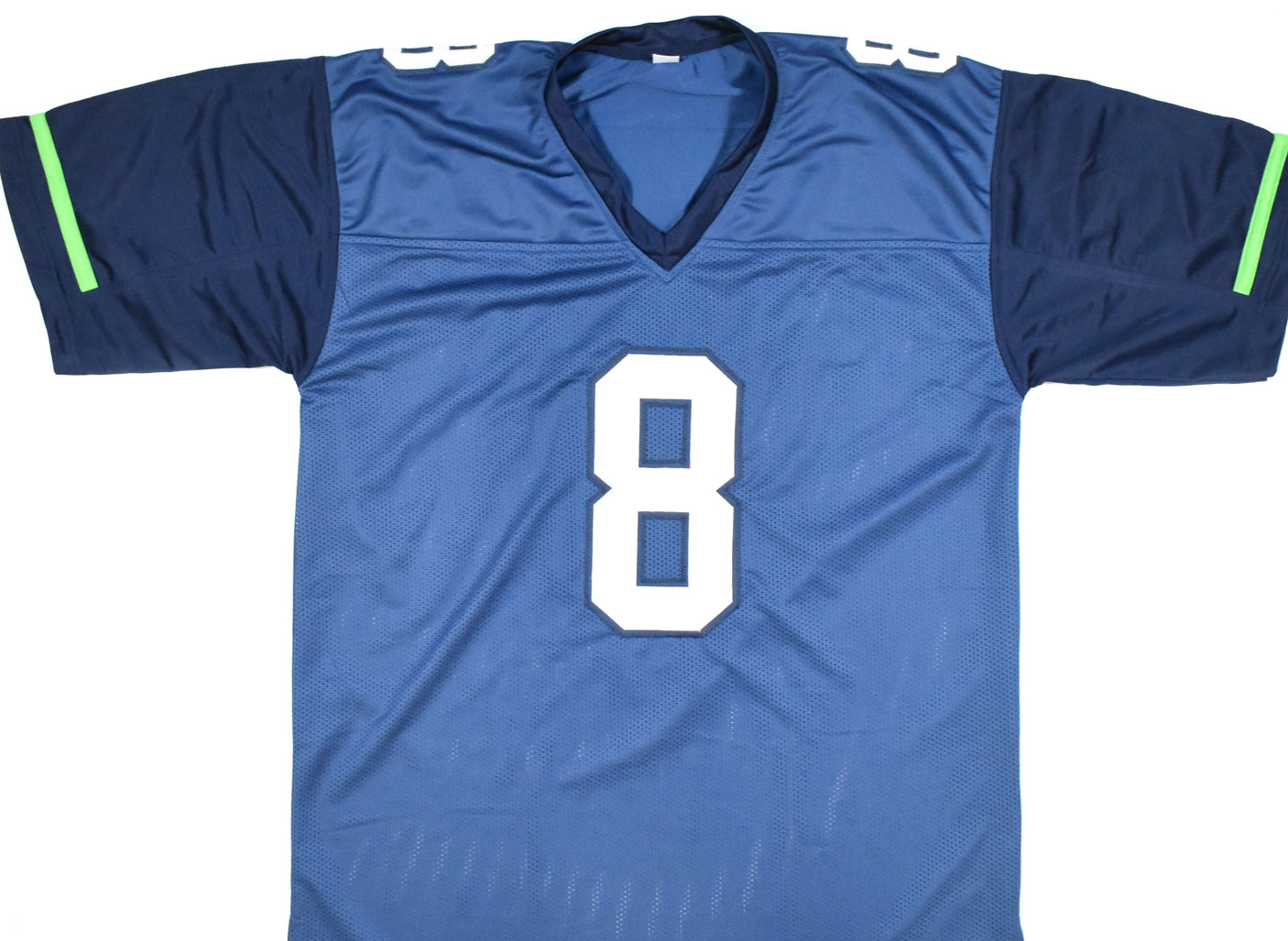 Matt Hasselbeck Autographed Blue Pro Style Jersey - Beckett W Hologram *Black