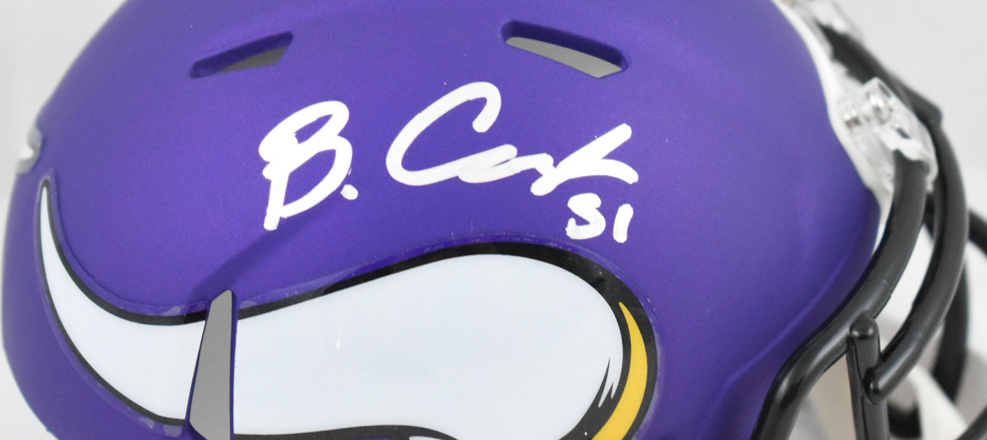 Blake Cashman Autographed Minnesota Vikings Speed Mini Helmet - Beckett W Holo