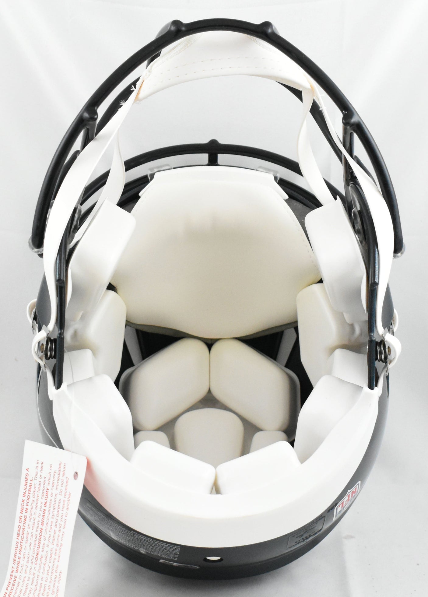 Jihaad Campbell Autographed Eagles F/S Speed Authentic Helmet- Beckett W Holo