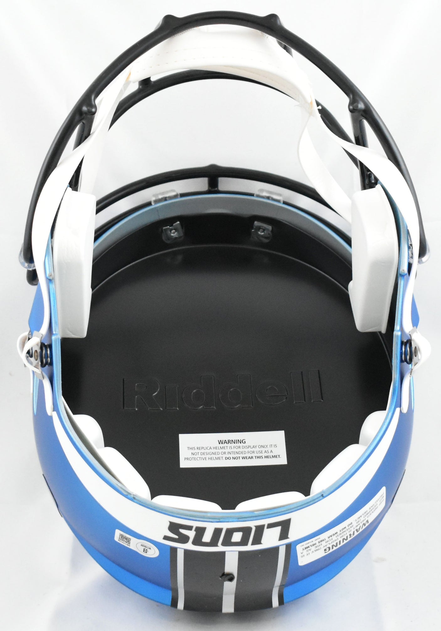 Isaac TeSlaa Autographed Detroit Lions F/S ALT 2024 Speed Helmet- Beckett W Holo