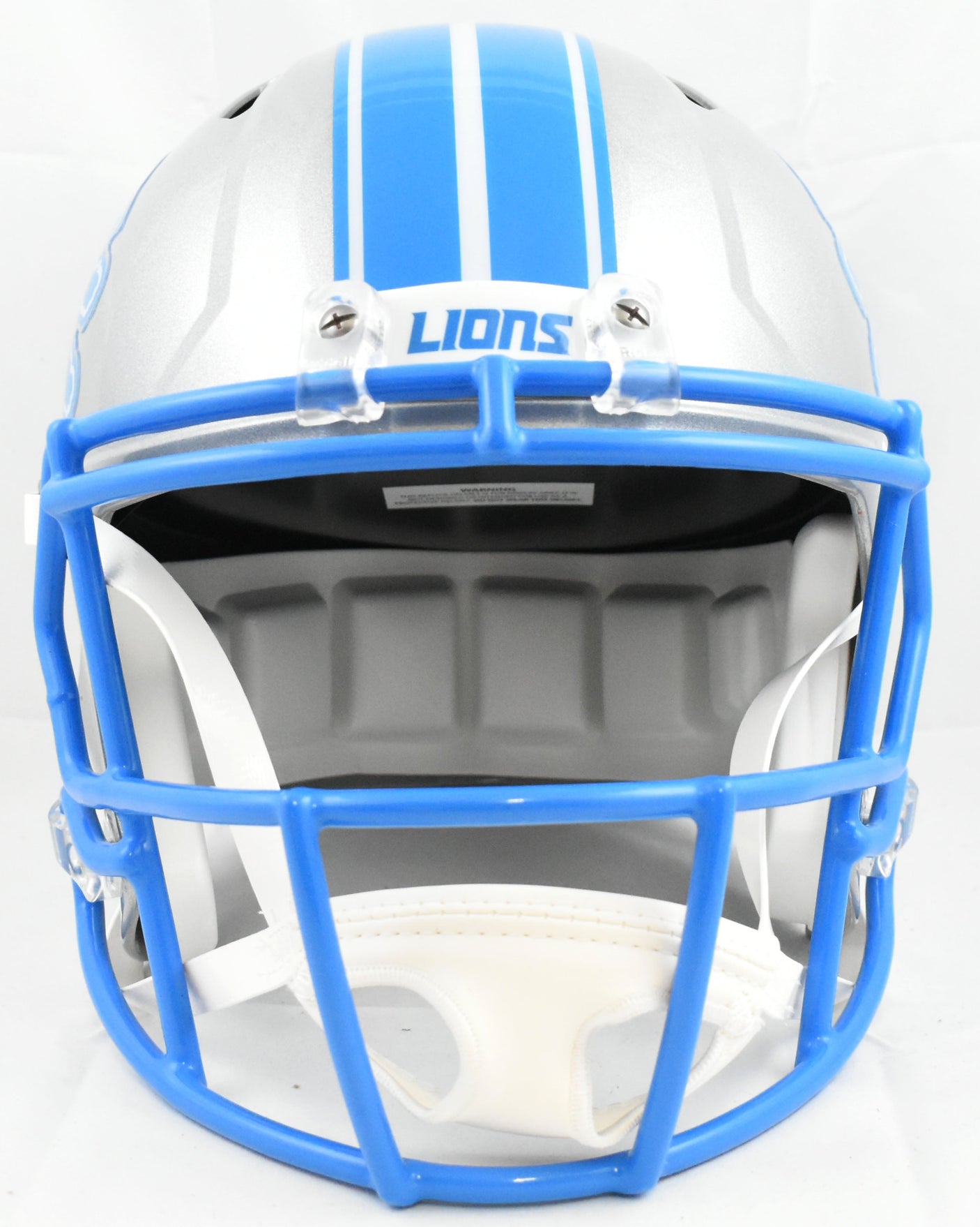 Isaac TeSlaa Autographed Detroit Lions F/S Speed Helmet - Beckett W Hologram