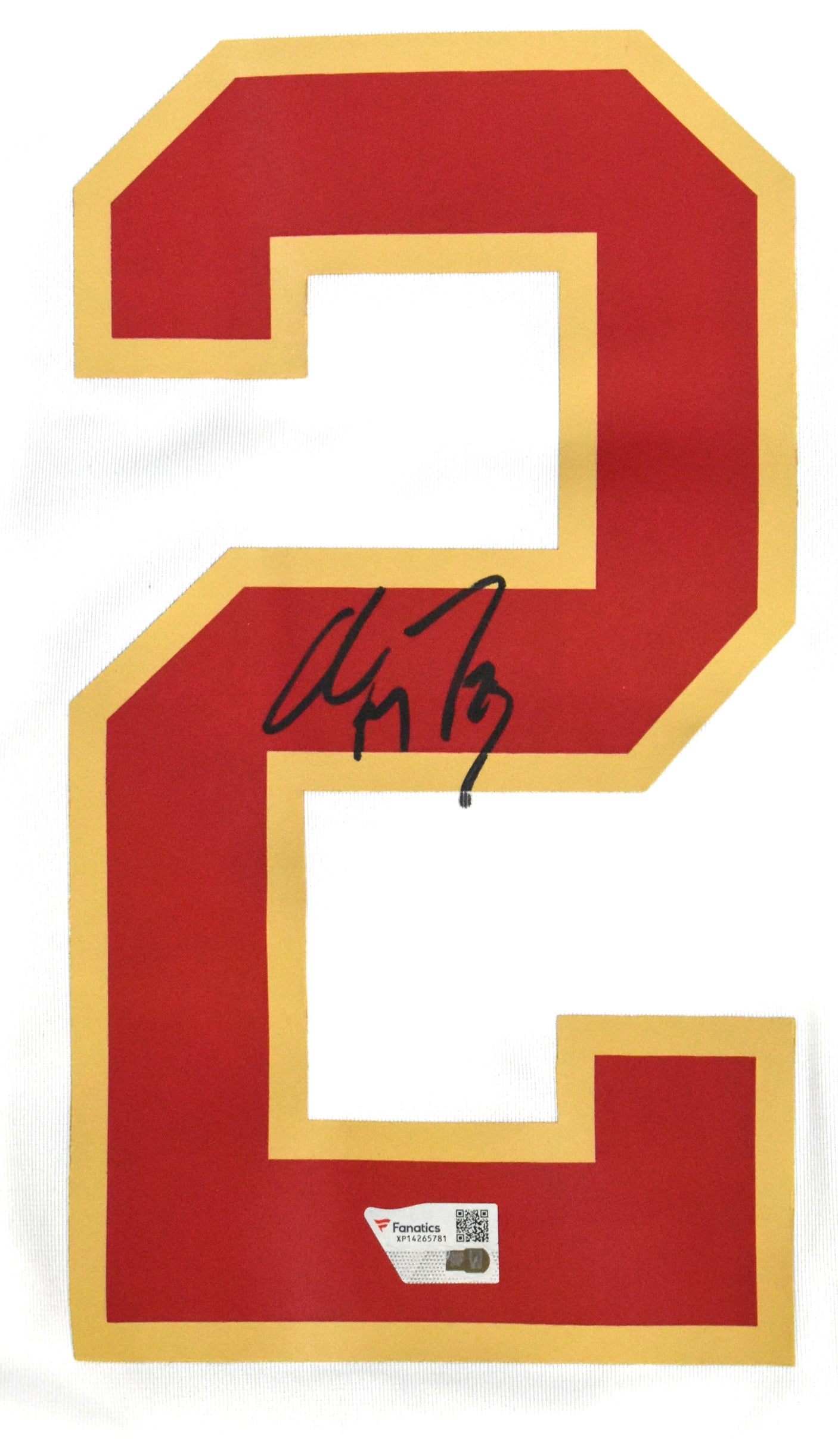 Christian McCaffrey Autographed 49ers Nike Tundra Game Jersey - Fanatics *Black