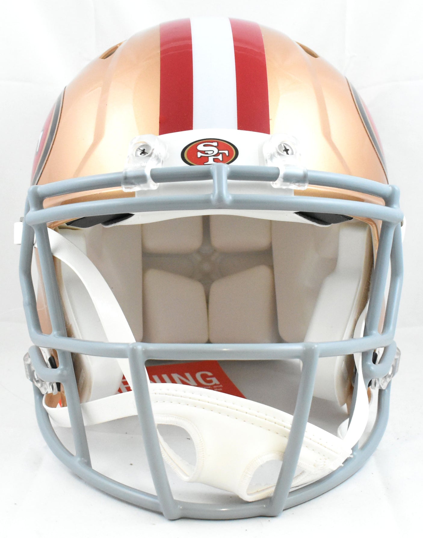 Christian McCaffrey Autographed 49ers F/S Speed Authentic Helmet - Fanatics