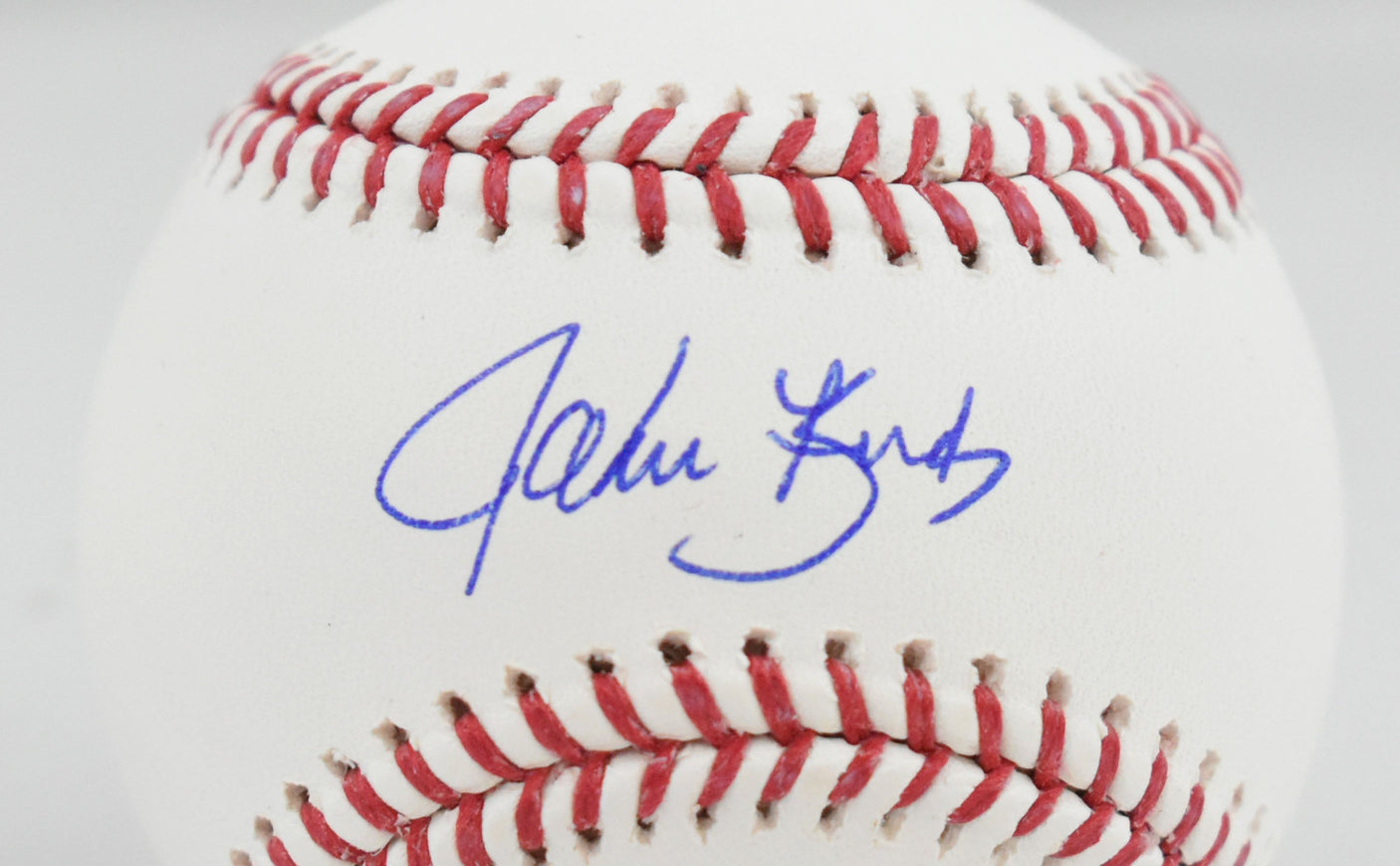 John Kruk Autographed Rawlings OML Baseball - Beckett W Hologram *Blue